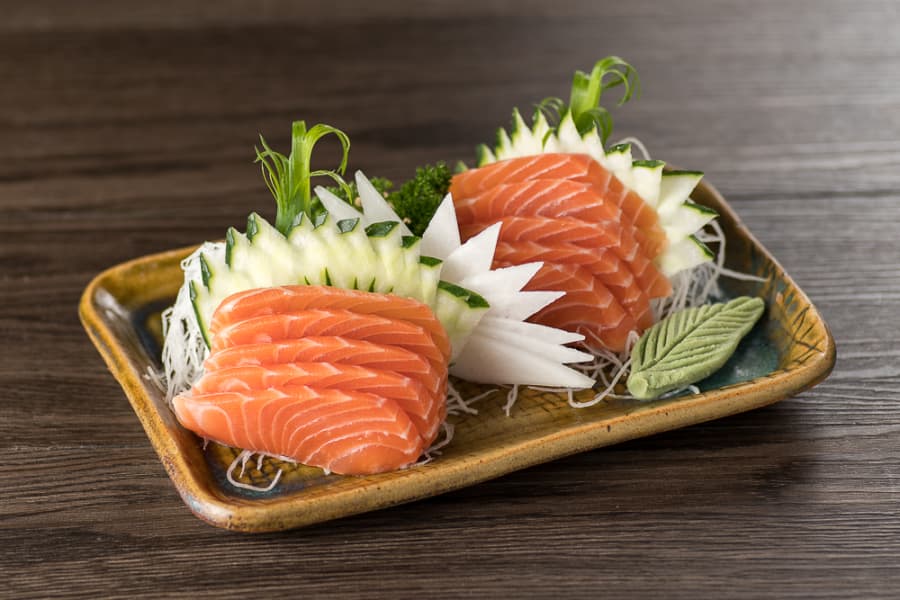 Sashimi de Salmão 10 fatias